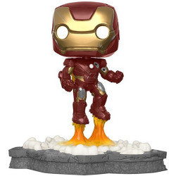 Figurine - Pop! Marvel - Deluxe Avengers Assemble : Iron Man - N° 584 - Funko