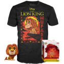 Pack POP & Tee - Disney Le Roi Lion - Figurine Pop! & T-Shirt - Mufasa - Funko