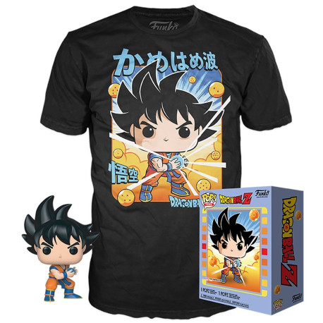 Pack POP & Tee - Dragon Ball Z - Figurine Pop! & T-Shirt - Goku - Funko