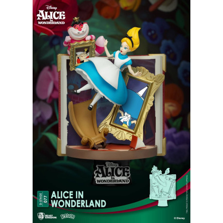 Figurine - Disney - D-Stage 77 - Story Book Alice 15 cm - Beast Kingdom Toys
