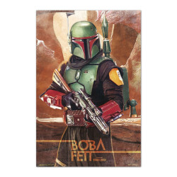 Poster - Star Wars - Le Livre de Boba Fett - 61 x 91 cm - Grupo Erik