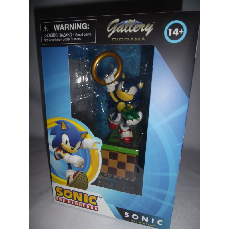 Figurine Sonic Gallery 13cm - Diamond - Neuve