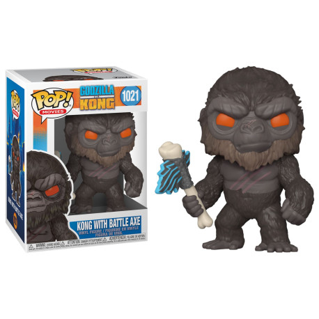 Figurine - Pop! Movies - Godzilla vs Kong - Battle with Axe - N° 1021 - Funko