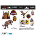 Stickers - Jurassic Park - Dinosaures - 2 planches de 16x11 cm - ABYstyle