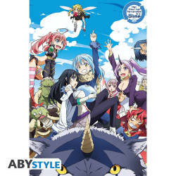 Poster - That Time I Got Reincarnated as a Slime - Groupe - 91.5 x 61 cm - ABYstyle