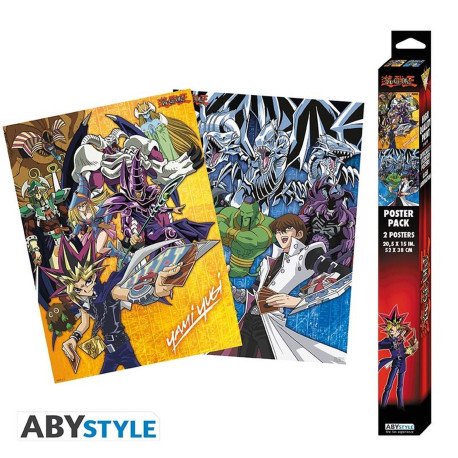 Set de 2 Posters - Yu-Gi-Oh! - Yugi et Kaiba - 52 x 38 cm - ABYstyle