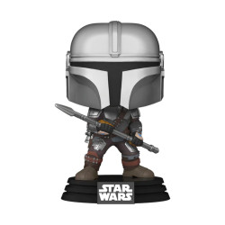 Figurine - Pop! Star Wars - The Mandalorian - Mando with Beskar Staff - N° 479 - Funko