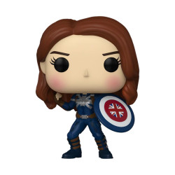 Figurine - Pop! Marvel - What If...? - Captain Carter (Stealth) - N° 968 - Funko