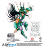 Stickers - Saint Seiya - Pegase / Shiryu - 2 planches de 16x11 cm