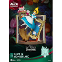 Figurine - Disney - D-Stage 77 - Story Book Alice 15 cm New Version - Beast Kingdom Toys