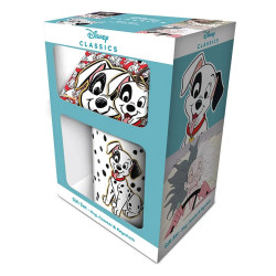 Coffret - Disney - 101 Dalmatiens - Mug + Sous-Verre + Porte-clé - Pyramid International