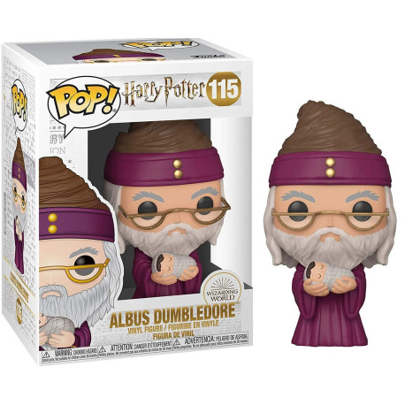 Figurine - Pop! Harry Potter - Dumbledore with Baby Harry - N° 115 - Funko