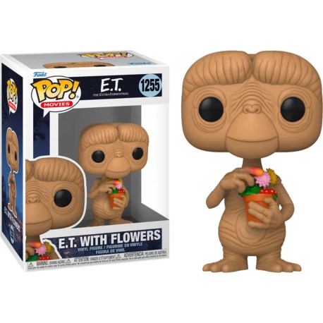 Figurine - Pop! Movies - E.T. L'Extra-Terrestre - E.T. with Flowers - N° 1255 - Funko