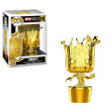 Figurine - Pop! Marvel - MCU 10th Anniversary - Chrome Groot - N° 378 - Funko
