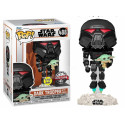 Figurine - Pop! Star Wars - The Mandalorian - Dark Trooper with Grogu - N° 488 - Funko