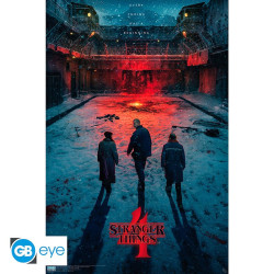 Poster - Stranger Things - Saison 4 Teaser Russie - 91.5 x 61 cm - GBeye
