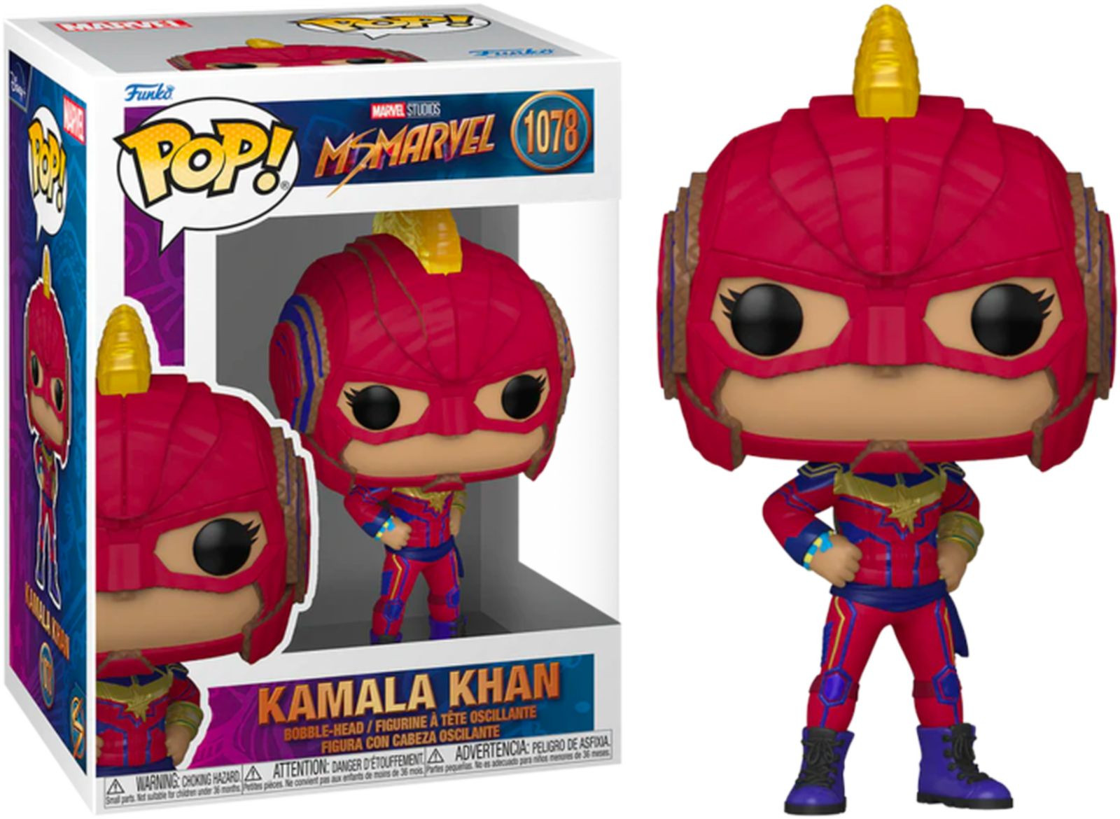 Figurine Pop Marvel Ms. Marvel Kamala Khan N 1078 Funko