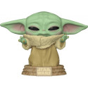 Figurine - Pop! Star Wars - The Mandalorian - Grogu using Force - N° 477 - Funko