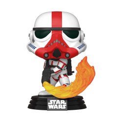 Figurine - Pop! Star Wars - The Mandalorian - Incinerator Stormtrooper - N° 350 - Funko