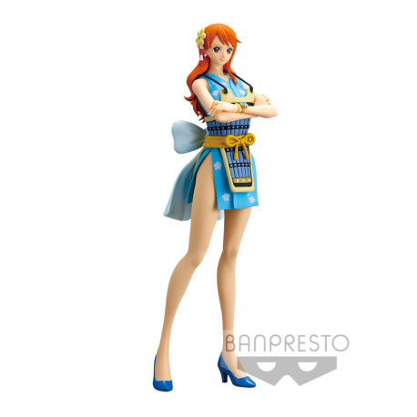 Figurine - One Piece - Glitter & Glamours - Wanokuni Style II Nami ver. B - Banpresto