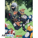 Poster - Naruto Shippuden - Kakashi et ses chiens - 52 x 38 cm - ABYstyle
