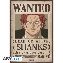 Poster - One Piece - Wanted Shanks - 52 x 35 cm - ABYstyle
