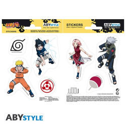 Stickers - Naruto Shippuden - Equipe 7 - 2 planches de 16x11 cm - ABYstyle