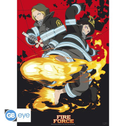 Poster - Fire Force - Shinra & Arthur - 52 x 38 cm - GB eye