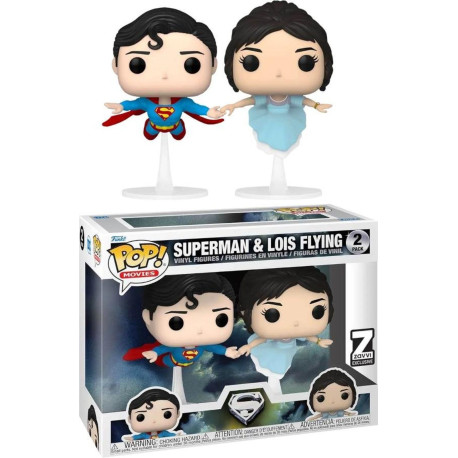 Figurine - Pop! Movies - Superman - Superman & Lois Flying - Funko