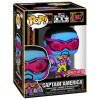 Figurine - Pop! Marvel - The Falcon and the Winter Soldier - Black Light Captain America - N° 987 - Funko