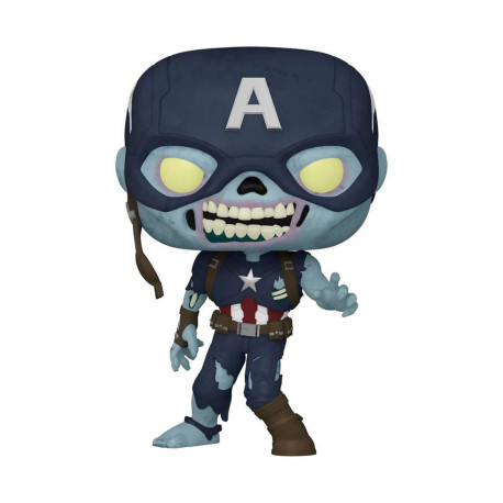 Figurine - Pop! Marvel - What If...? - Zombie Captain America - N° 948 - Funko
