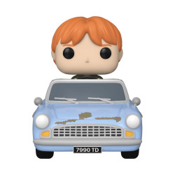 Figurine - Pop! Rides - Harry Potter - Ron Weasley in Flying Car - N° 112 - Funko