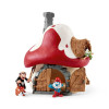 Figurine - Schtroumpfs - Maison Schtroumpf + 2 figurines - Schleich