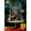 Figurine - Jurassic Park - D-Stage 088 - T-Rex Park Gate 15 cm - Beast Kingdom Toys