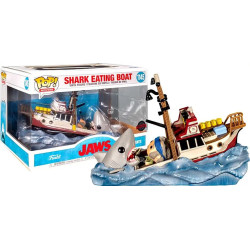 Figurine - Pop! Movies - Les Dents de la Mer - Jaws Eating Boat - N° 1145 - Funko
