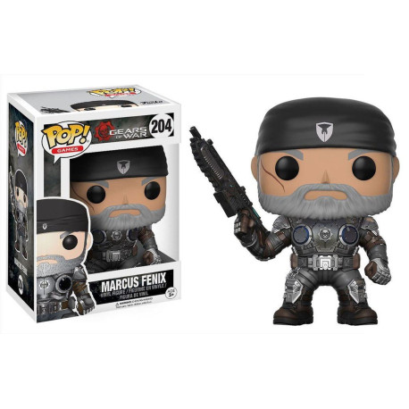 Figurine - Pop! Games - Gears of War - Marcus Fenix (Old Man) - N° 204 - Funko