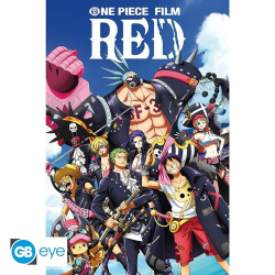Poster - One Piece - Red Equipage au complet - 91.5 x 61 cm - Gbeye