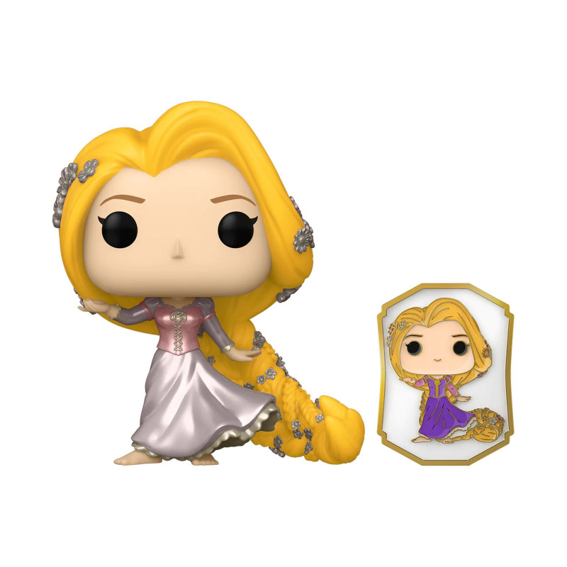 Figurine - Pop! Disney - Princess - Raiponce with pin - N° 223 - Funko