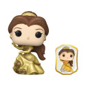 Figurine - Pop! Disney - Princess - Belle (Gold) with pin - N° 221 - Funko