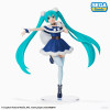 Figurine - Vocaloid - Hatsune Miku - Christmas Blue Miku SPM - SEGA