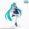 Figurine - Vocaloid - Hatsune Miku - Christmas Blue Miku SPM - SEGA