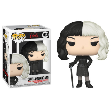 Figurine - Pop! Disney - Cruella - Cruella (Making Art) - N° 1038 - Funko
