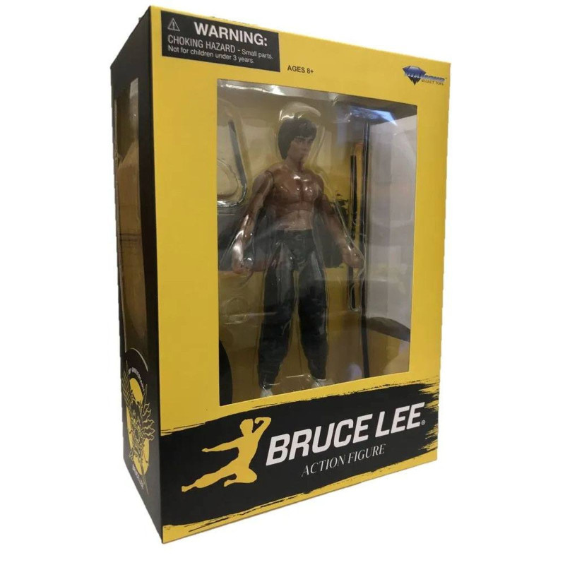 Estatua De Bruce Lee De 23 Cm – Edición Gallery De Diamond Select Toys, Figura De Colección Del Legendario Artista Marcial En Pose Icónica