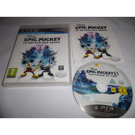 Jeu Playstation 3 - Disney Epic Mickey le Retour des Héros - PS3