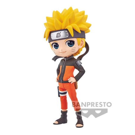 Figurine - Naruto Shippuden - Q Posket - Naruto Uzumaki ver. A - Banpresto
