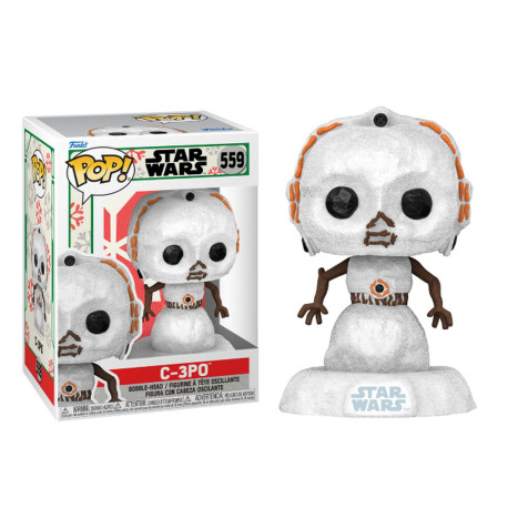 Figurine - Pop! Star Wars - Holiday C-3PO - N° 559 - Funko