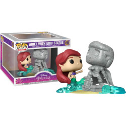 Figurine - Pop! Disney - La Petite Sirène - Moment Ariel avec Statue Eric - N° 1169 - Funko