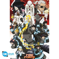 Poster - Fire Force - Key Art Saison 2 - 91.5 x 61 cm - GB eye