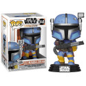 Figurine - Pop! Star Wars - The Mandalorian - Heavy Infantry Mandalorian - N° 348 - Funko