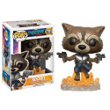 Figurine - Pop! Marvel - Gardiens de la Galaxie 2 - Rocket - N° 201 - Funko
